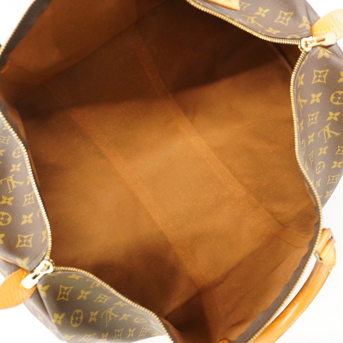 Louis Vuitton Boston Bag Monogram Keepall 60 Brown — view 4