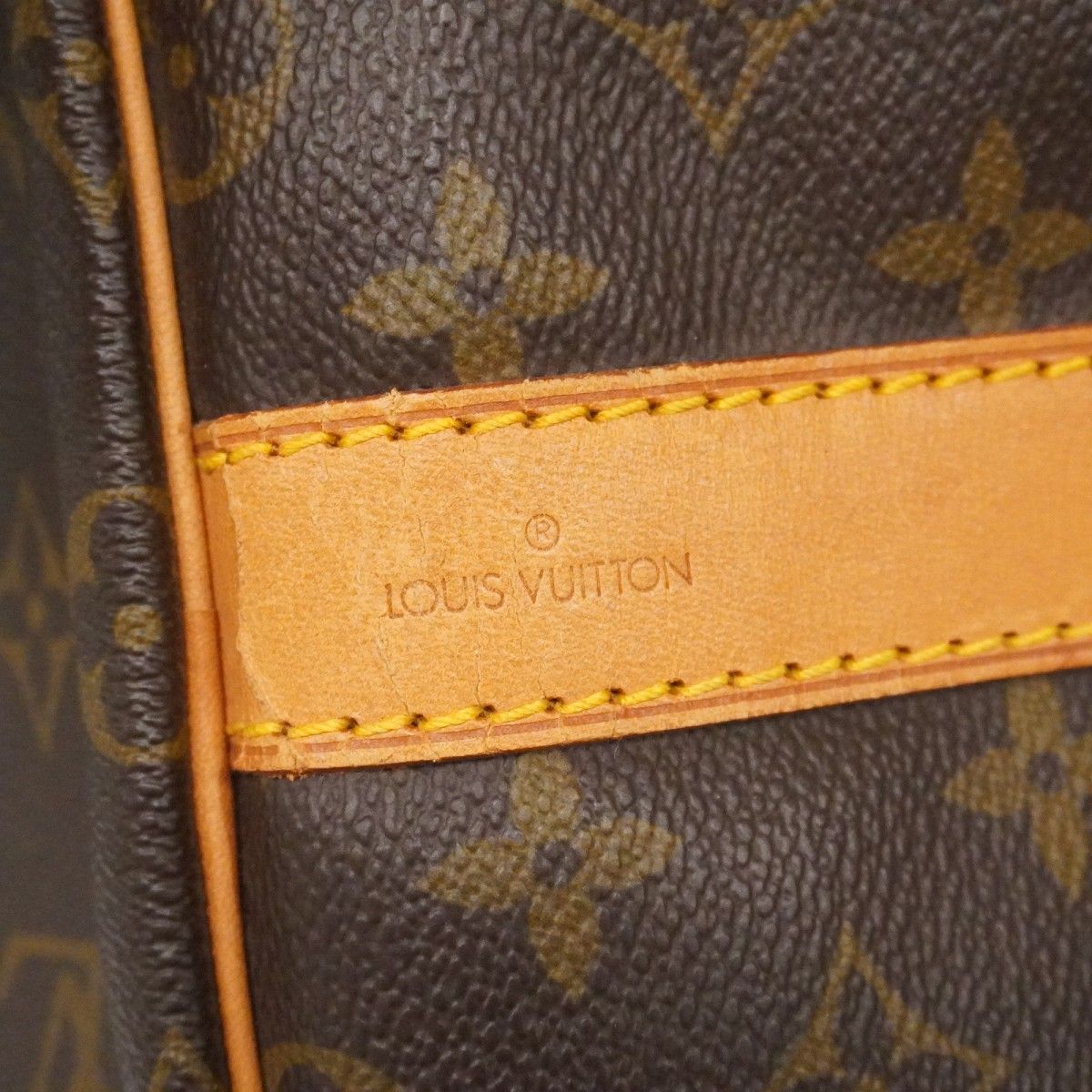 Louis Vuitton Boston Bag Monogram Keepall Bandouliere 55 Brown — view 5