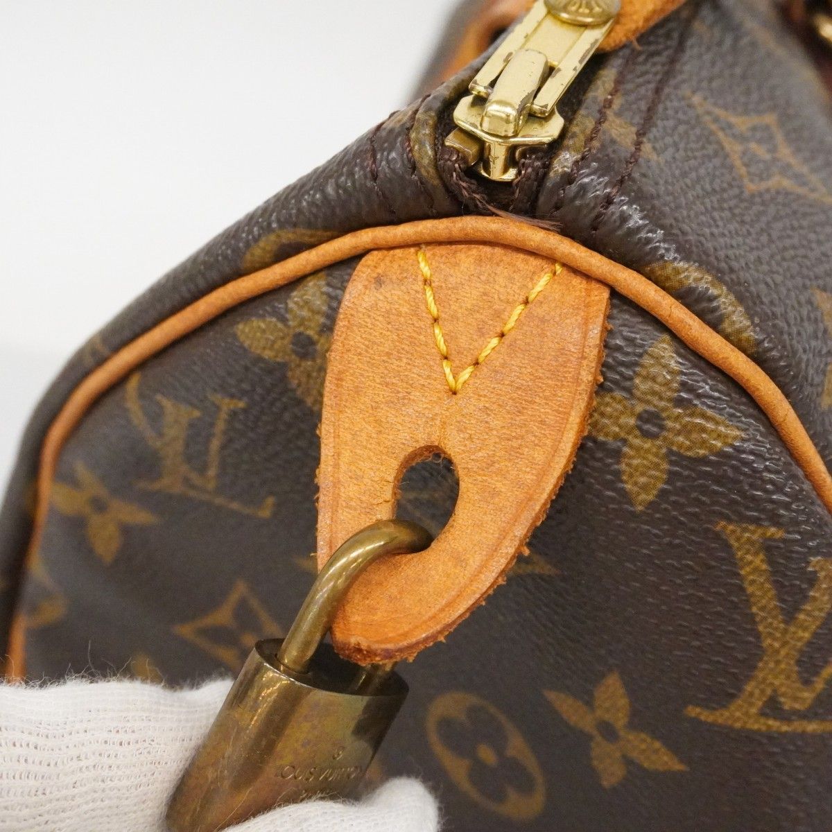 Louis Vuitton Handbag Monogram Speedy 30 Brown — view 7