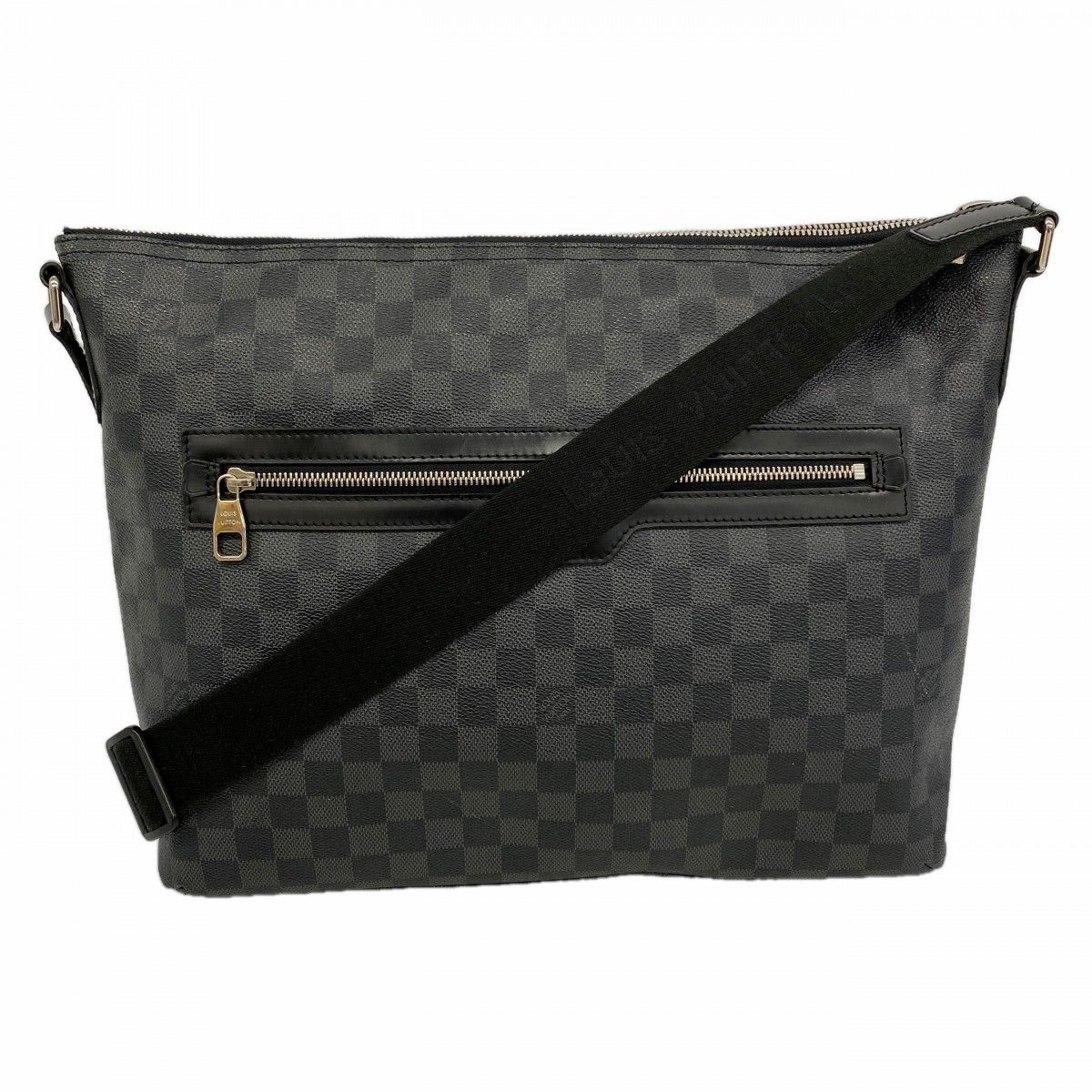 Louis Vuitton Shoulder Bag Damier Graphite Mick MM Black Gray
