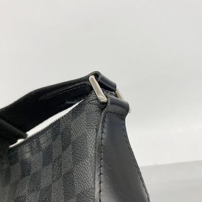 Louis Vuitton Shoulder Bag Damier Graphite Mick MM Black Gray — view 9
