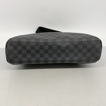 Louis Vuitton Shoulder Bag Damier Graphite Mick MM Black Gray — view 3