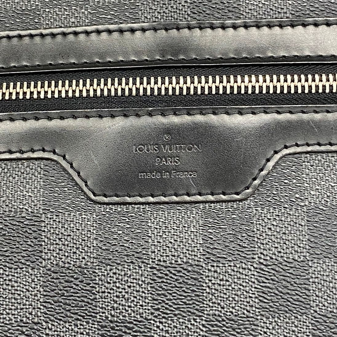 Louis Vuitton Shoulder Bag Damier Graphite Mick MM Black Gray — view 5
