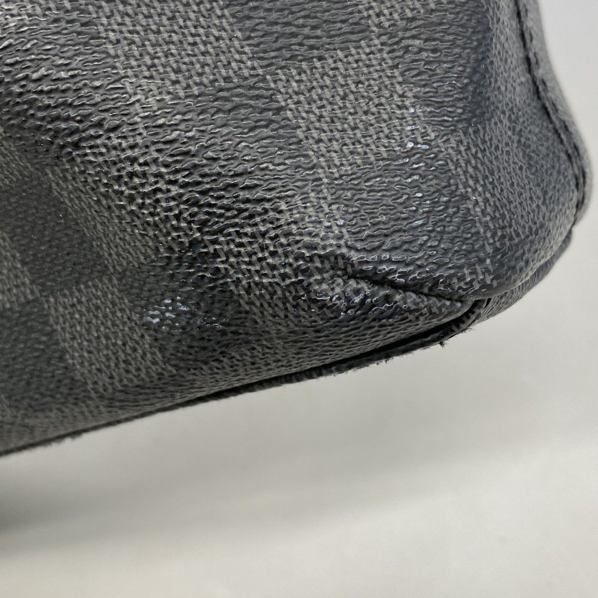 Louis Vuitton Shoulder Bag Damier Graphite Mick MM Black Gray — view 8