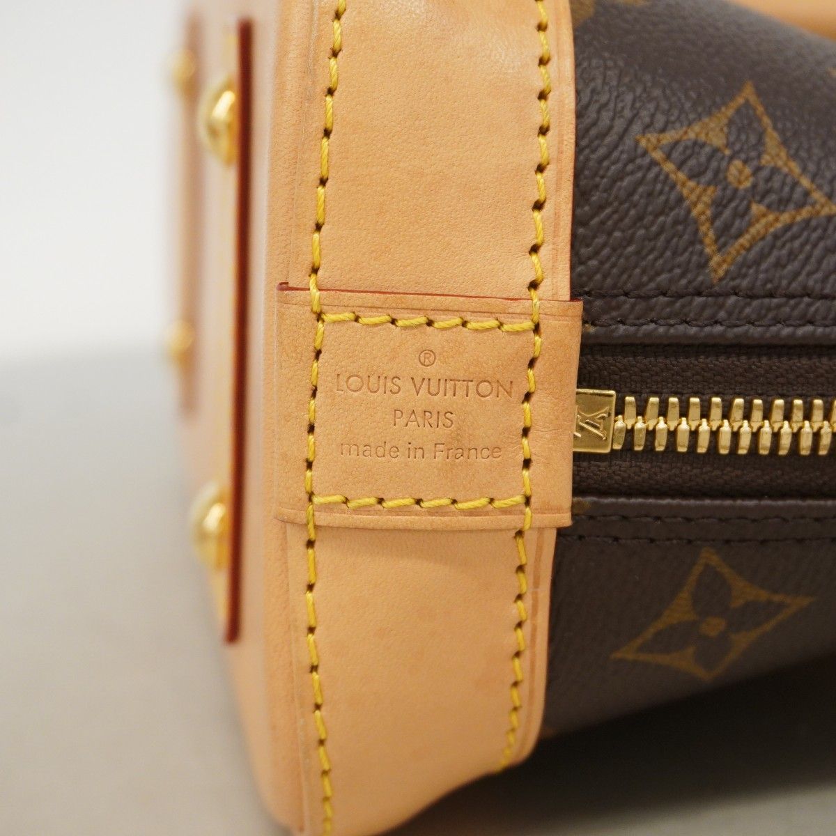 Louis Vuitton Handbag Monogram Alma BB Brown 2-Way Bag — view 5