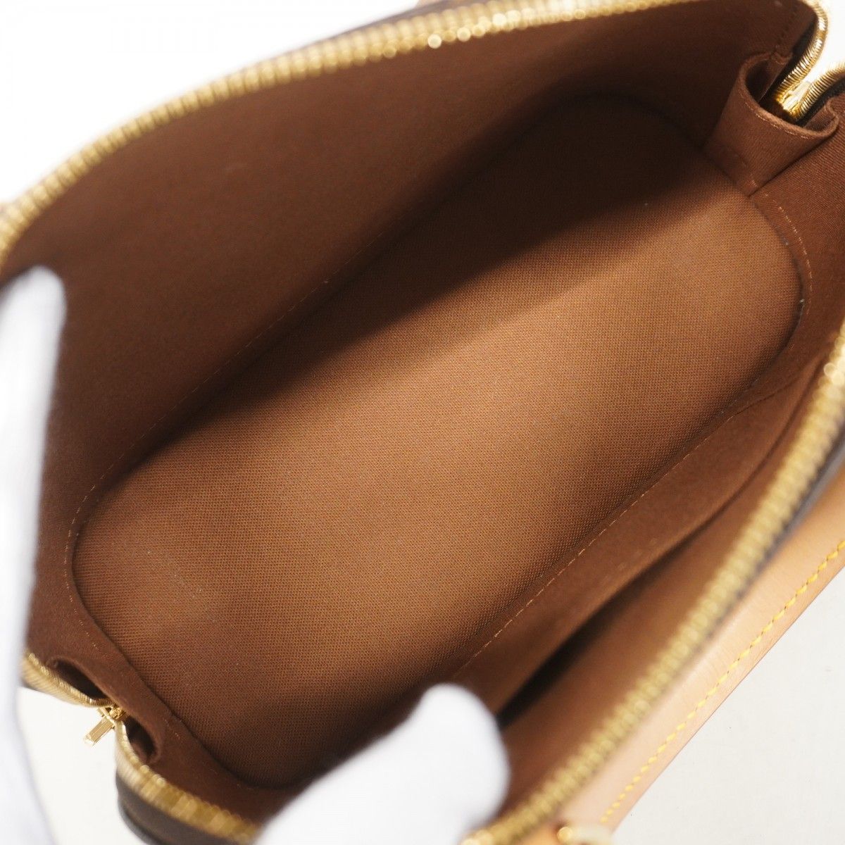 Louis Vuitton Handbag Monogram Alma BB Brown 2-Way Bag — view 4