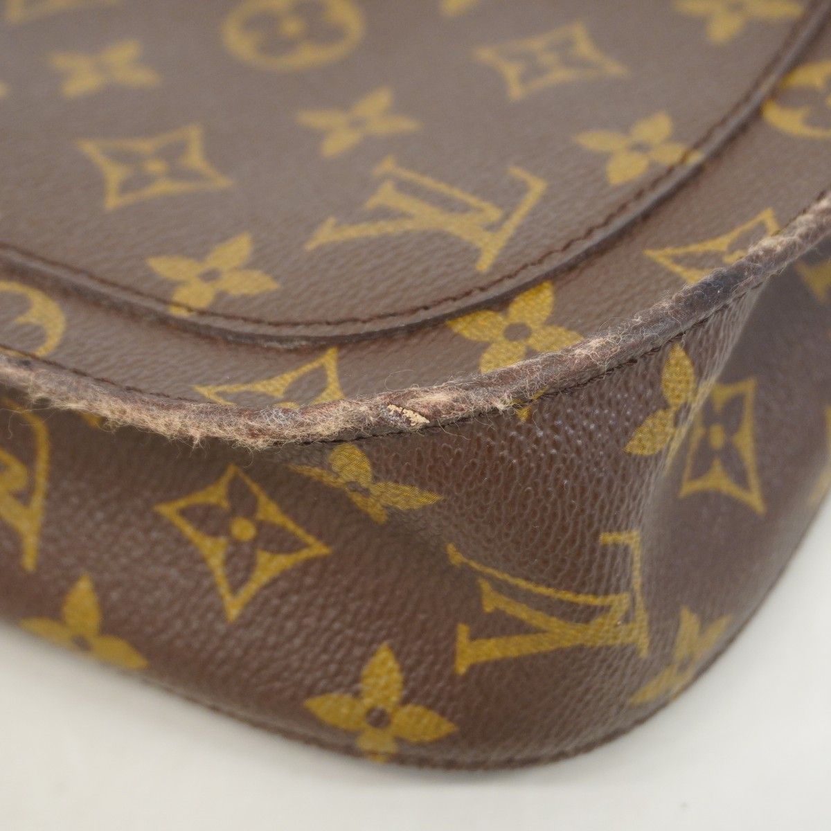 Louis Vuitton Shoulder Bag Monogram Saint Cloud GM Brown — view 6