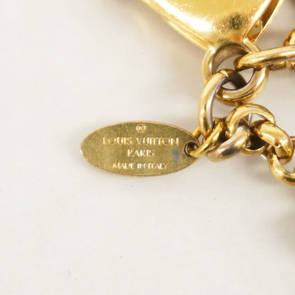 Louis Vuitton Key Holder Charm Fleur Monogram Gold Black Cles — view 3