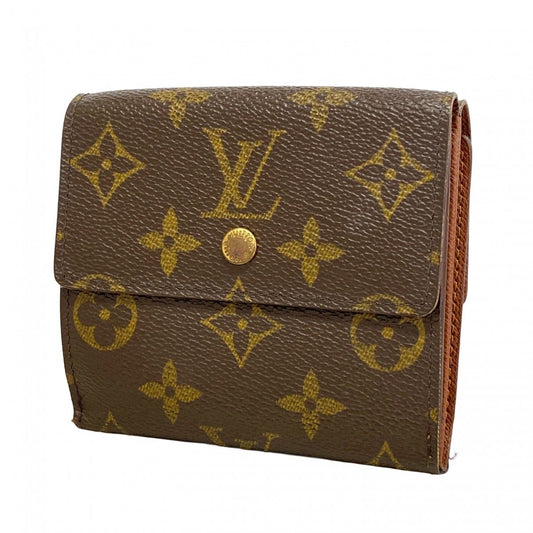 Louis Vuitton Trifold Wallet Monogram Portefeuille Elise Brown