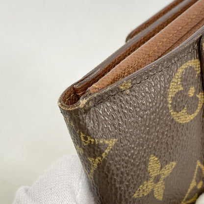 Louis Vuitton Trifold Wallet Monogram Portefeuille Elise Brown — view 5