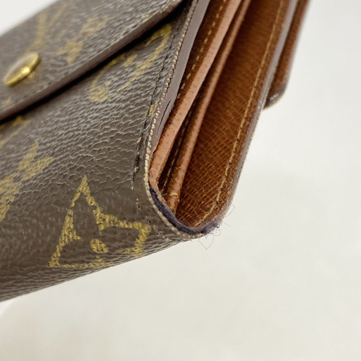 Louis Vuitton Trifold Wallet Monogram Portefeuille Elise Brown — view 6