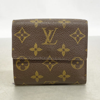 Louis Vuitton Trifold Wallet Monogram Portefeuille Elise Brown — view 8