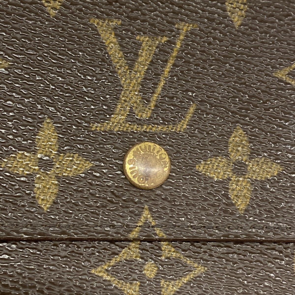 Louis Vuitton Trifold Wallet Monogram Portefeuille Elise Brown — view 7