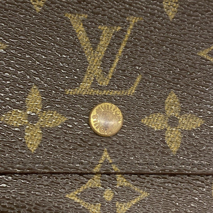 Louis Vuitton Trifold Wallet Monogram Portefeuille Elise Brown — view 7