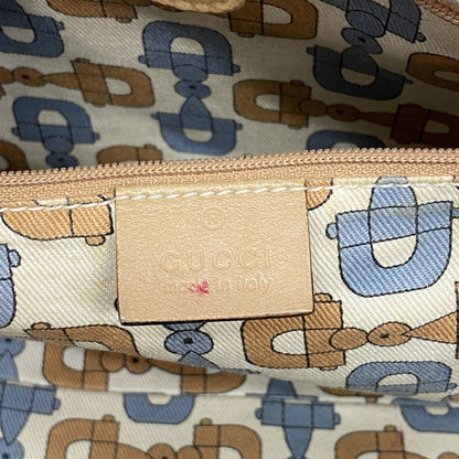 Gucci Tote Guccissima Leather Beige Chien Pants Gold — view 5