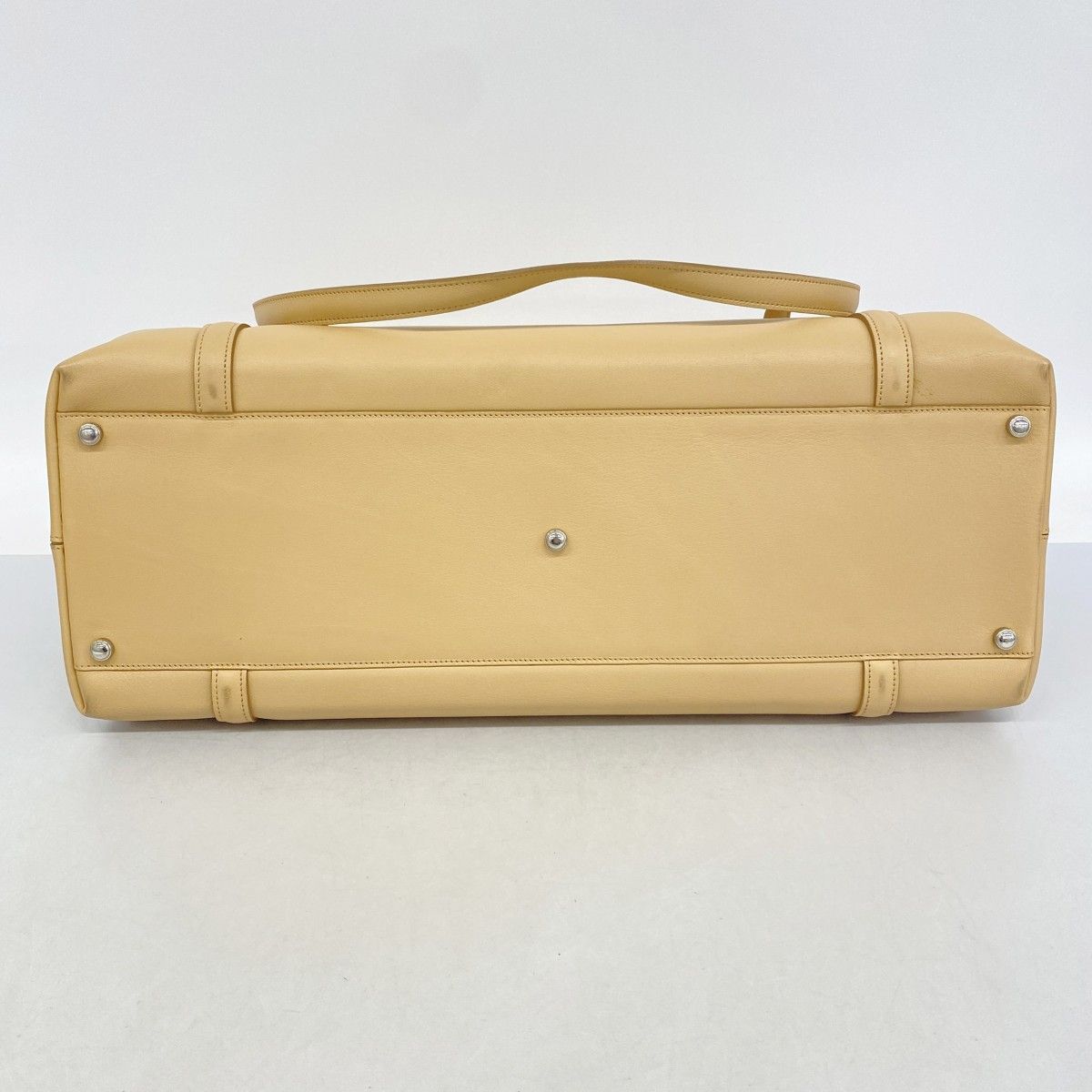 Cartier Tote Cabochon Leather Light Brown Silver — view 3