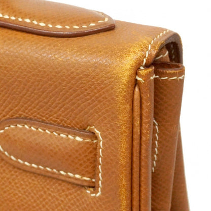 Hermes Handbag Kelly 32 Courchevel Gold 2-Way Bag — view 7