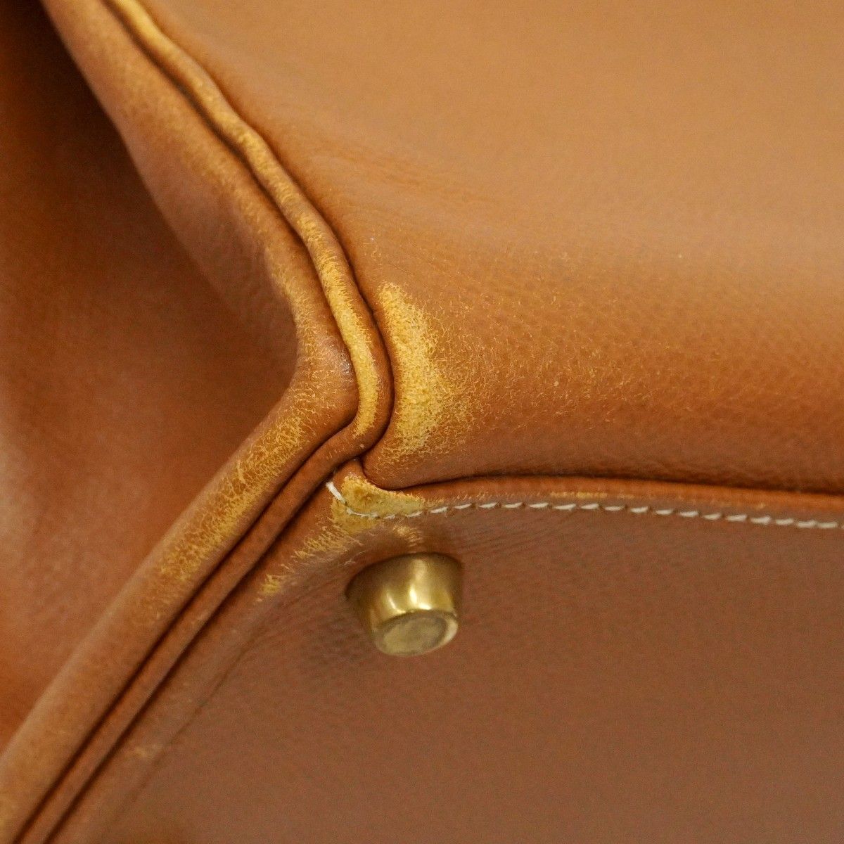 Hermes Handbag Kelly 32 Courchevel Gold 2-Way Bag — view 6