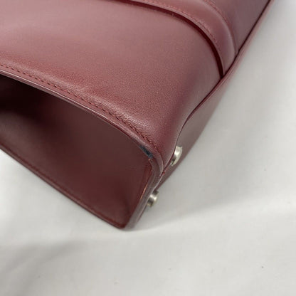 Cartier Tote Cabochon Leather Bordeaux Silver — view 8