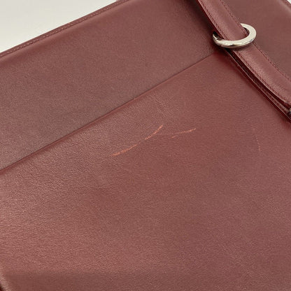 Cartier Tote Cabochon Leather Bordeaux Silver — view 9