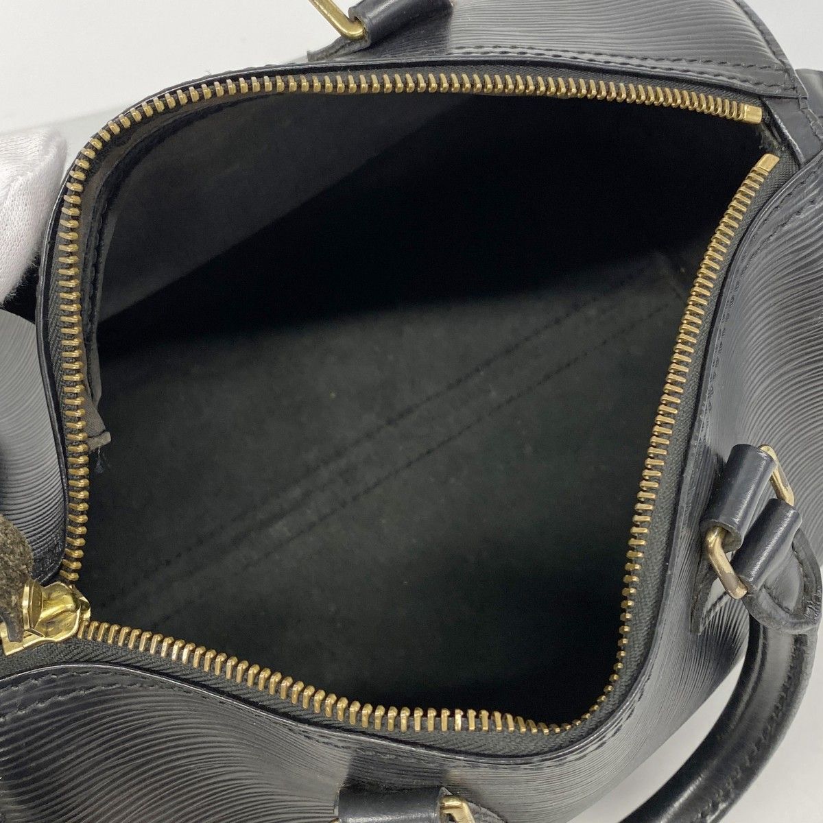 Louis Vuitton Handbag Epi Speedy 25 Noir — view 4
