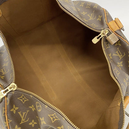 Louis Vuitton Boston Bag Monogram Keepall Bandouliere 45 Brown — view 4