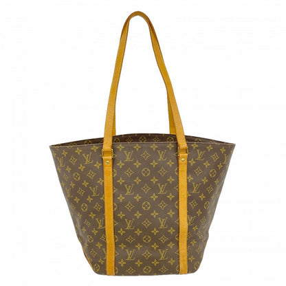 Louis Vuitton Shoulder Bag Monogram Sac Shopping Brown