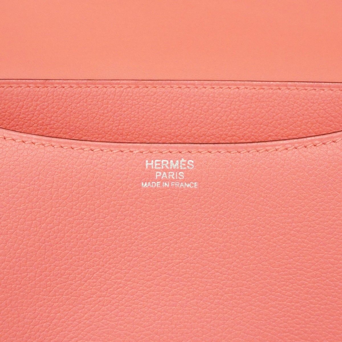 Hermes Shoulder Bag Constance 24 Ever Color Rose Azalea Silver — view 5