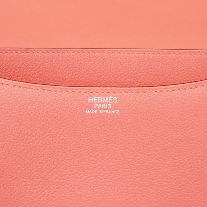 Hermes Shoulder Bag Constance 24 Ever Color Rose Azalea Silver — view 5
