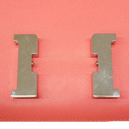 Hermes Shoulder Bag Constance 24 Ever Color Rose Azalea Silver — view 8