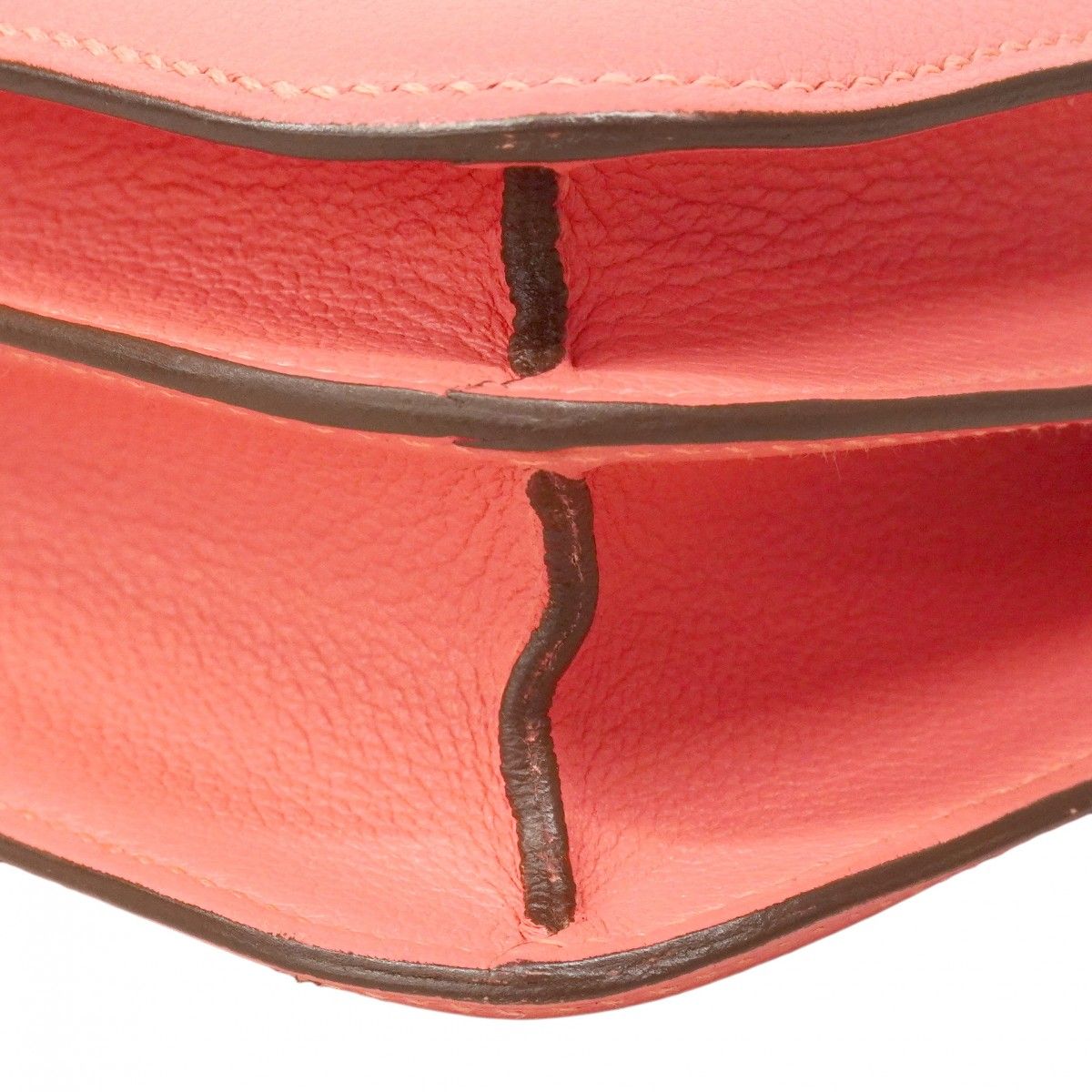 Hermes Shoulder Bag Constance 24 Ever Color Rose Azalea Silver — view 6