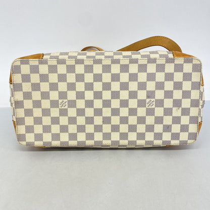 Louis Vuitton Tote Damier Azur Hampstead MM White — view 3
