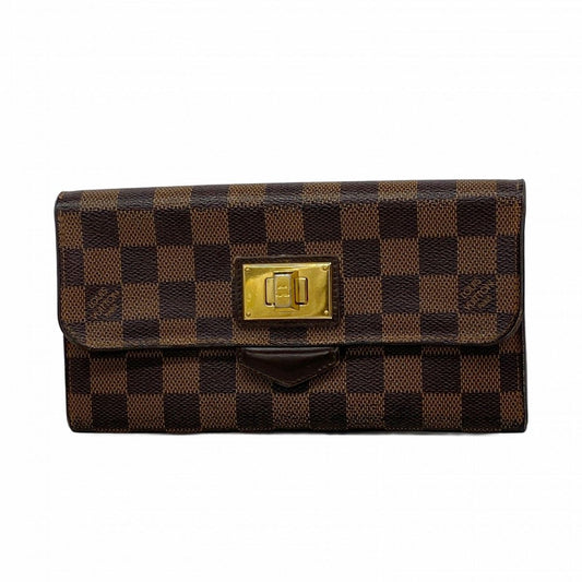 Louis Vuitton Wallet Damier Portefeuille Rosebery Ebene