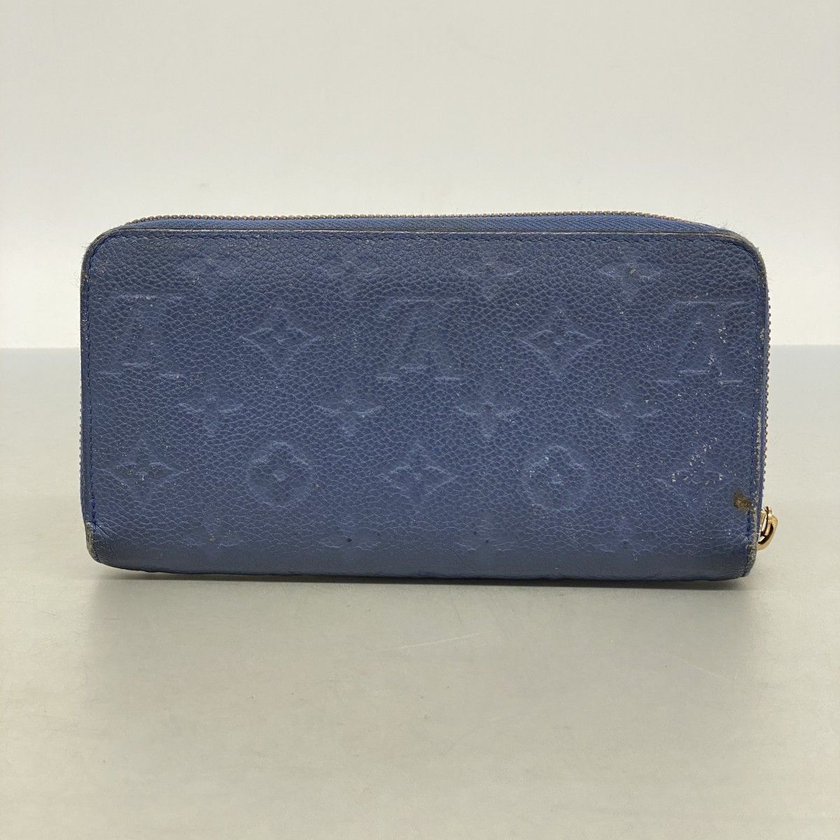 Louis Vuitton Wallet Monogram Empreinte Zippy Denim Ankle — view 9