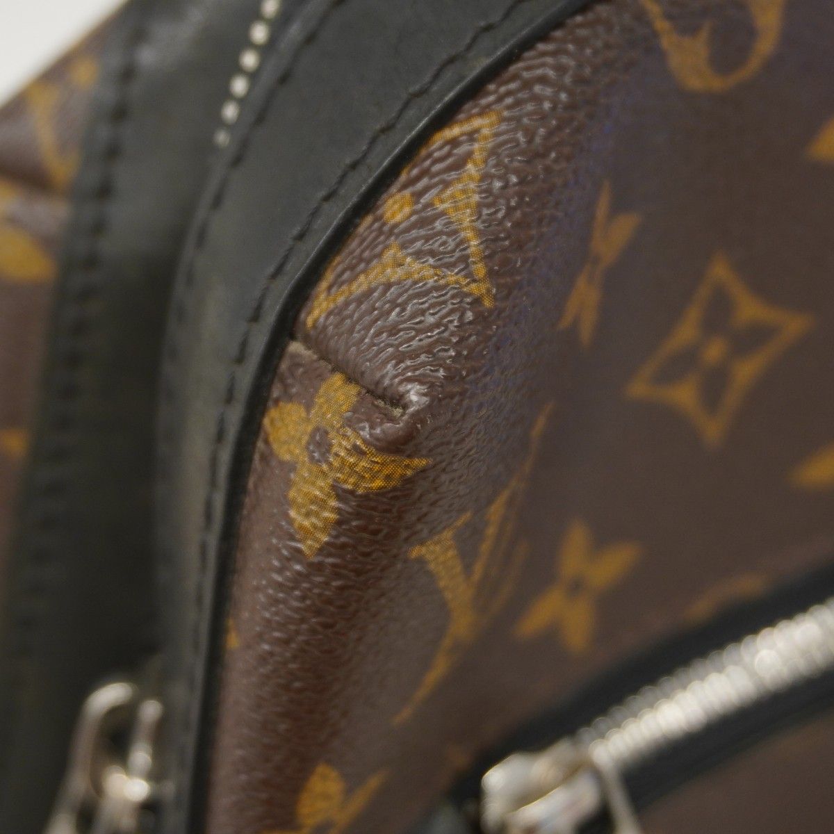 Louis Vuitton Shoulder Bag Monogram Macassar Torres PM Brown — view 6