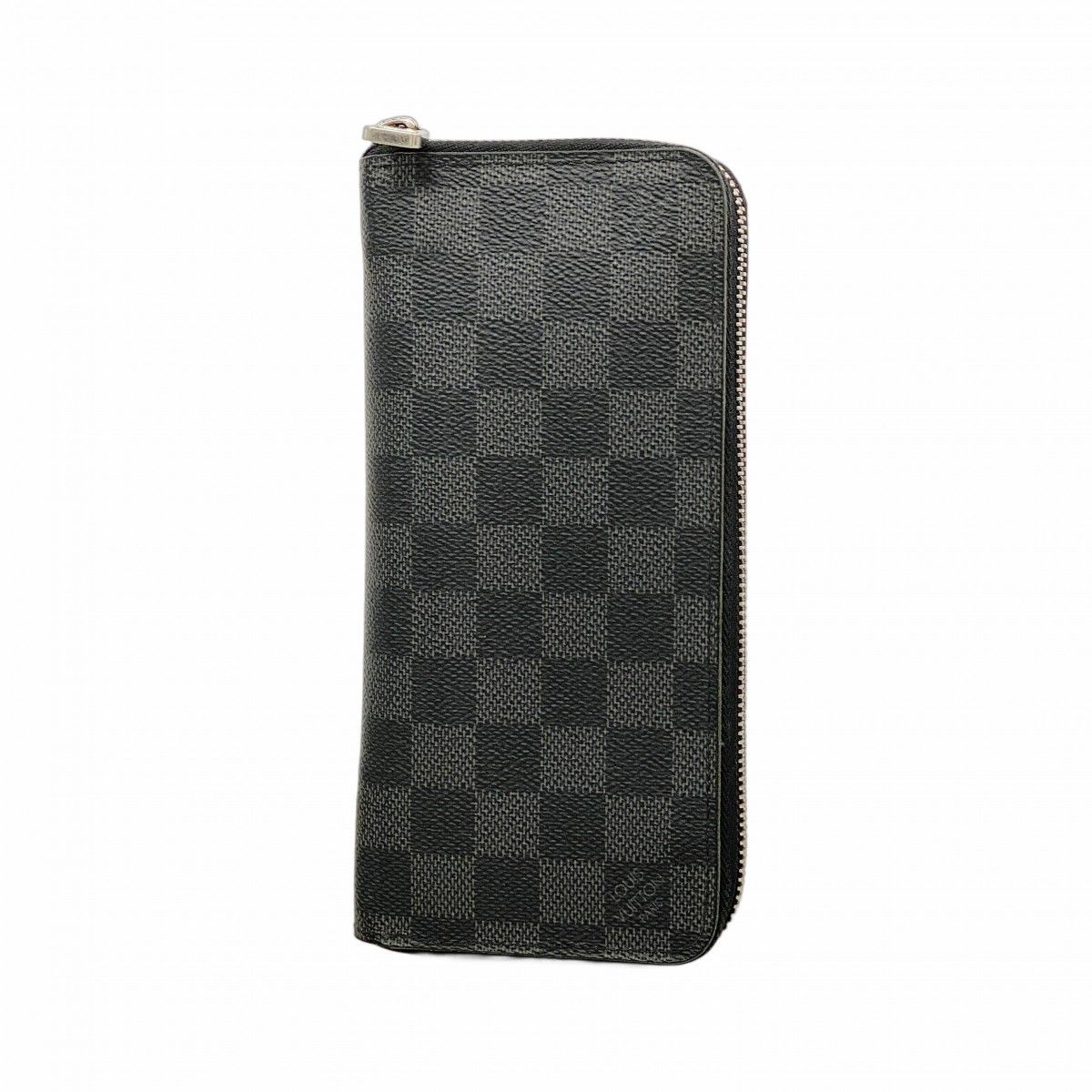 Louis Vuitton Wallet Damier Graphite Zippy Vertical Black Gray
