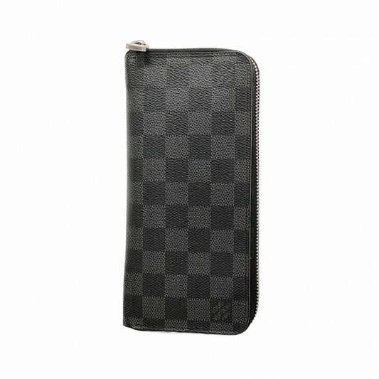 Louis Vuitton Wallet Damier Graphite Zippy Vertical Black Gray