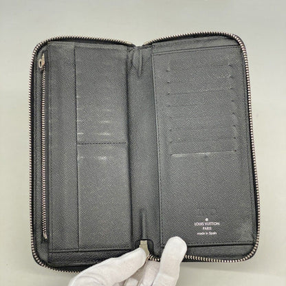 Louis Vuitton Wallet Damier Graphite Zippy Vertical Black Gray — view 3