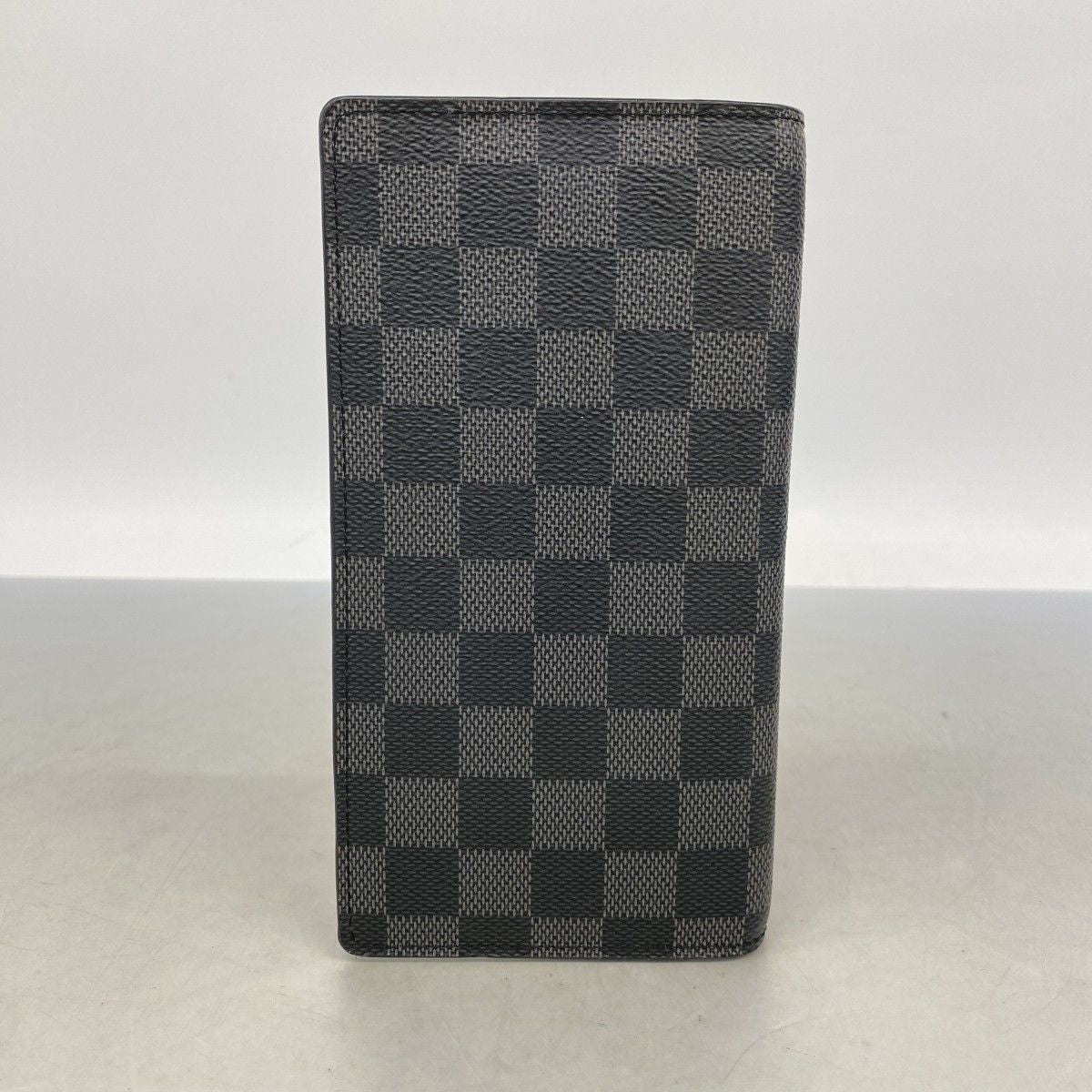 Louis Vuitton Wallet Damier Graphite Portefeuille Brazza Black Gray — view 7