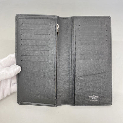 Louis Vuitton Wallet Damier Graphite Portefeuille Brazza Black Gray — view 3