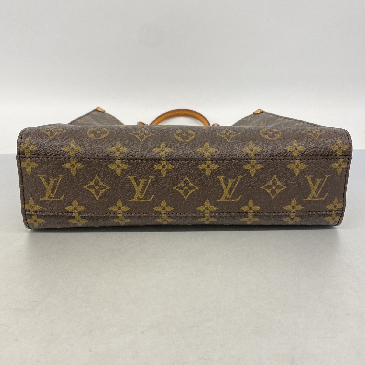 Louis Vuitton Handbag Monogram Sac Plat PM Brown 2-Way Bag — view 3