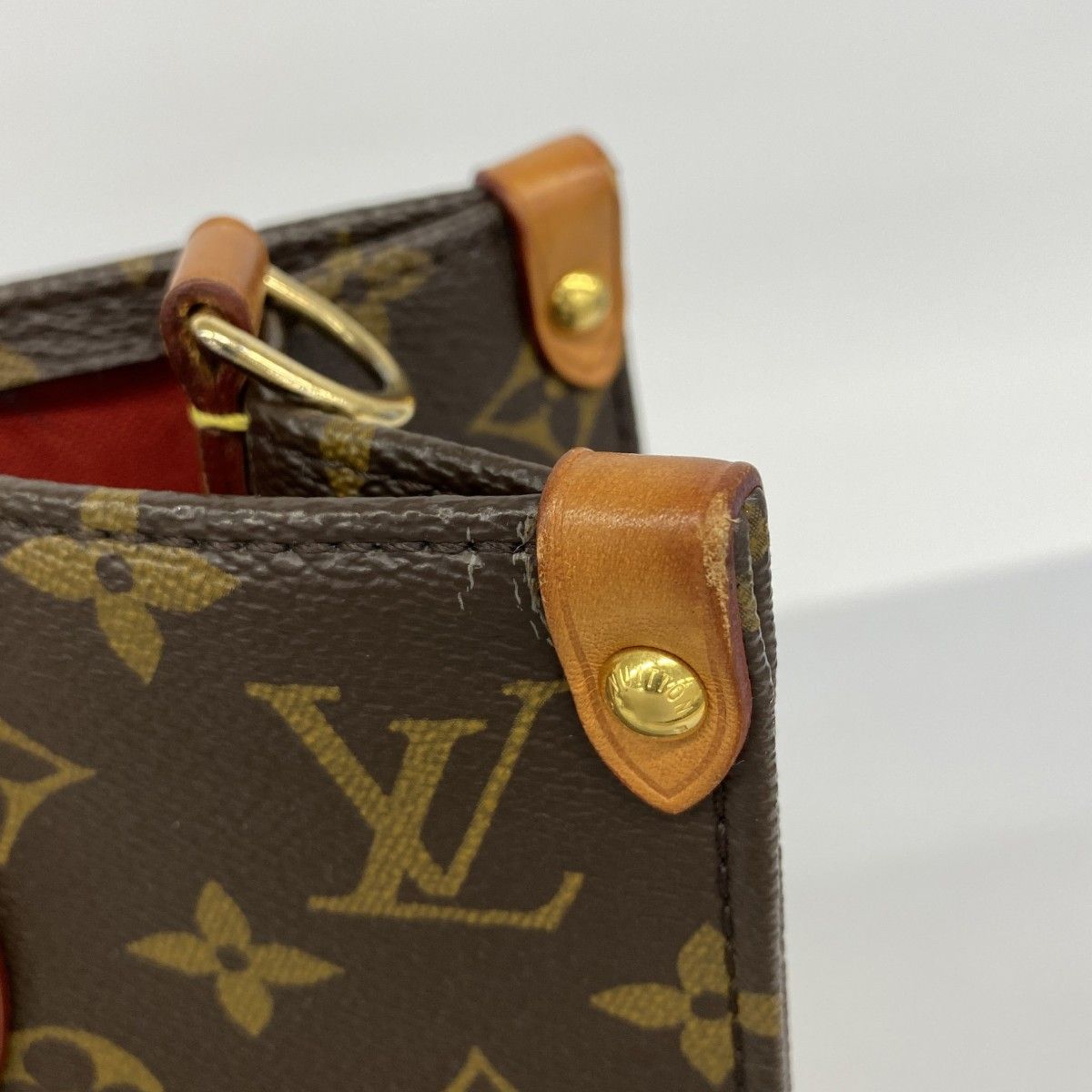 Louis Vuitton Handbag Monogram Sac Plat PM Brown 2-Way Bag — view 6