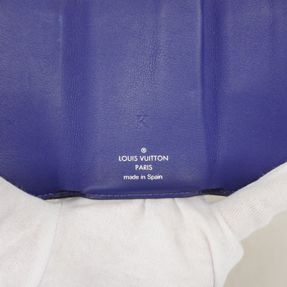 Louis Vuitton Trifold Wallet Taigarama Discovery Compact Blue — view 4