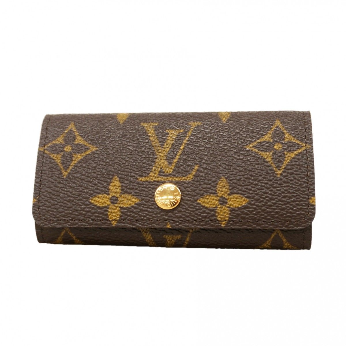 Louis Vuitton Key Case Monogram Multicles 4 Brown Key Holder