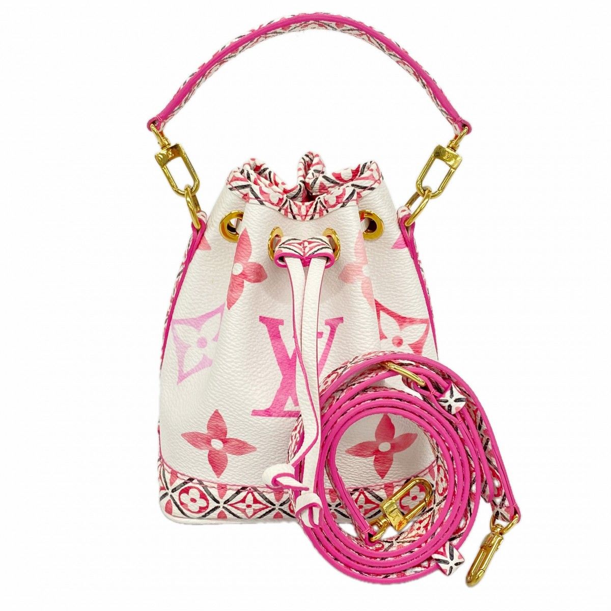 Louis Vuitton Handbag LV by the Pool Nano Noe Rose 2-Way Bag