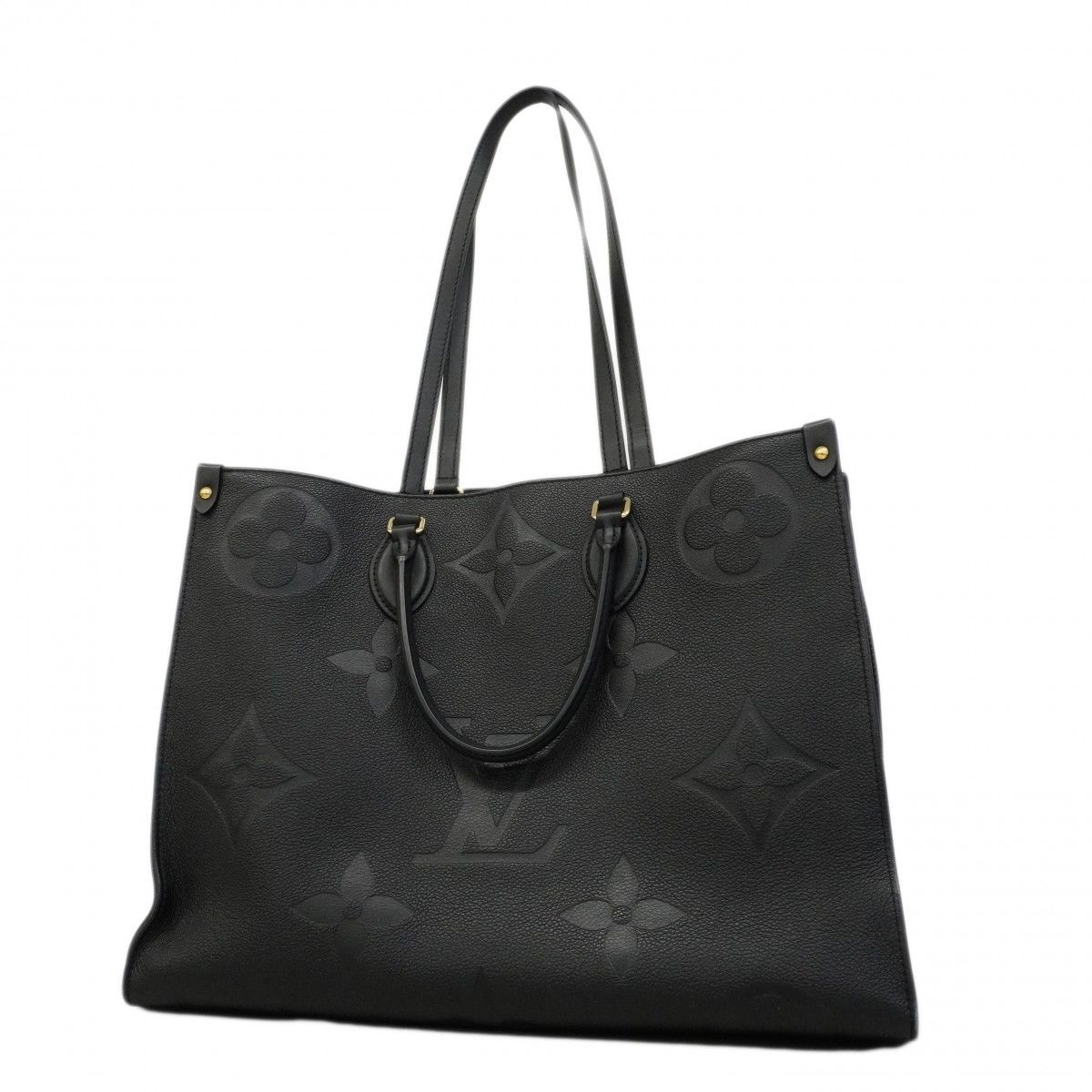 Louis Vuitton Tote Monogram Empreinte On The Go GM Noir 2-Way