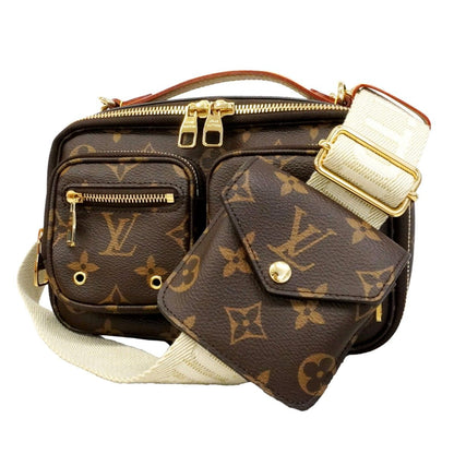 Louis Vuitton Handbag Monogram Utility Crossbody Brown 2-Way Bag