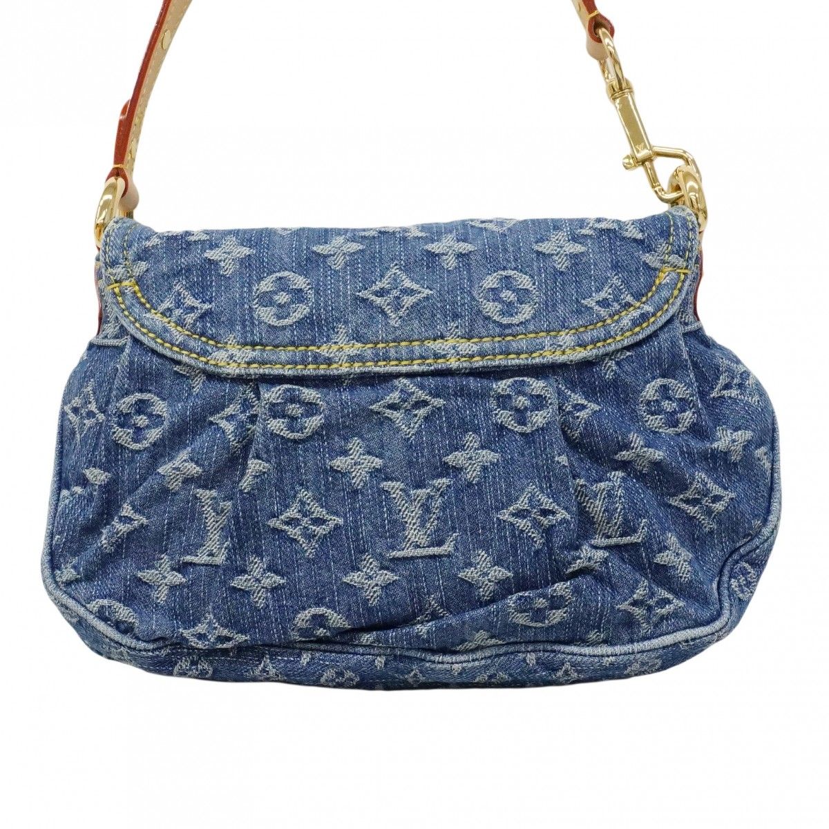 Louis Vuitton Handbag Monogram Denim Sunset Blue 2-Way Bag — view 6