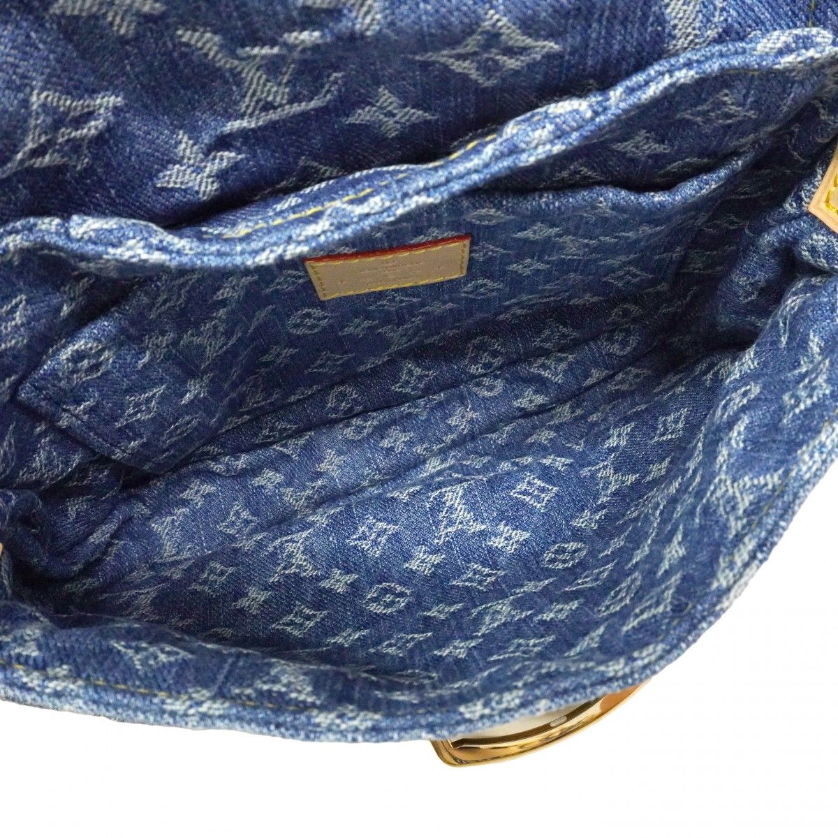 Louis Vuitton Handbag Monogram Denim Sunset Blue 2-Way Bag — view 4