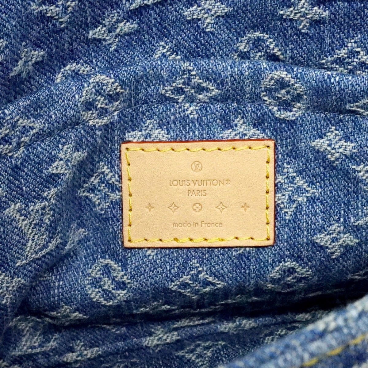 Louis Vuitton Handbag Monogram Denim Sunset Blue 2-Way Bag — view 5
